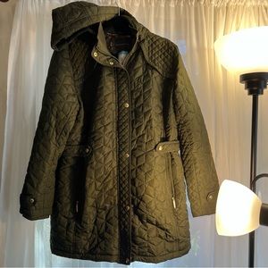 Brand new Weatherproof olive green winter coat
